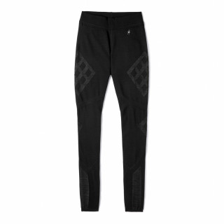 Ženske funkcionalne hlače Smartwool W Intraknit Thermal Merino Bl Bottom crna/bijela black-white