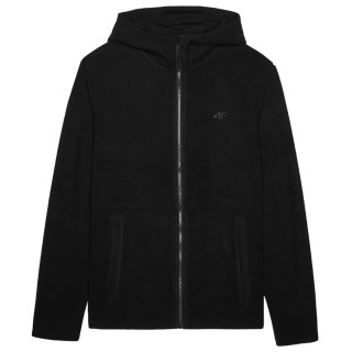 Muška dukserica 4F Fleece M290 crna DEEP BLACK