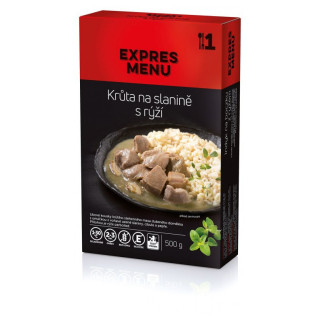 Gotova jela Expres menu Krůta na slanině s rýží KM