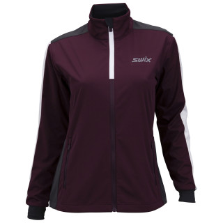 Ženska softshell jakna Swix Cross W boja vina Dark Aubergine