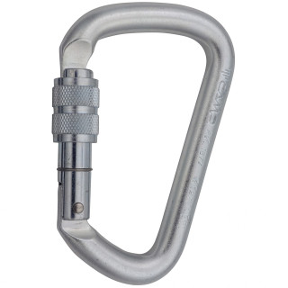 Karabiner Camp Steel D Pro Lock srebrena