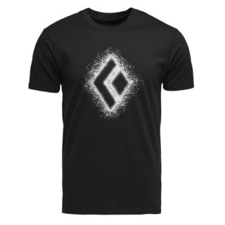 Muška majica Black Diamond M Chalked Up 2.0 Ss Tee crna