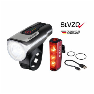 Set svjetala Sigma Aura 80 USB + Blaze crna