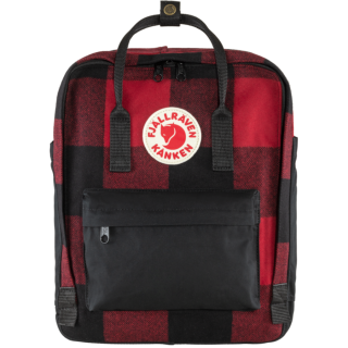 Ruksak Fjällräven Kånken Re-Wool crna/crvena Redblack