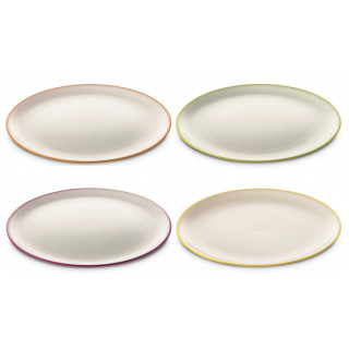 Set tanjura Omada SANALIVING DinnerPlate Set 4x Plate 24xh2cm bijela