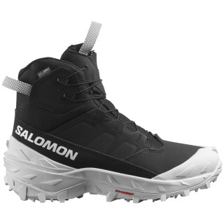 Muške zimske cipele Salomon Crosstrak Powder Waterproof crna/bijela Black / Black / White