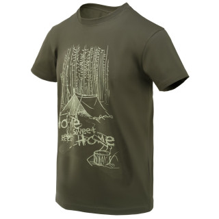 Muška majica Helikon-Tex T-Shirt (Home Sweet Home) zelena Taiga Green