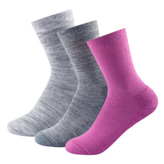 Ženske čarape Devold Daily medium sock 3PK mješavina boja AnemoneMix