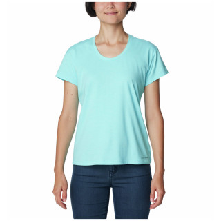 Ženska majica Columbia Sun Trek™ SS Tee svijetlo plava Aquamarine Heather