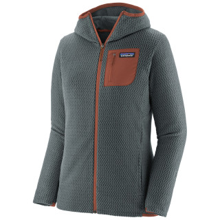 Ženska jakna Patagonia R1 Air Full Zip Hoody zelena