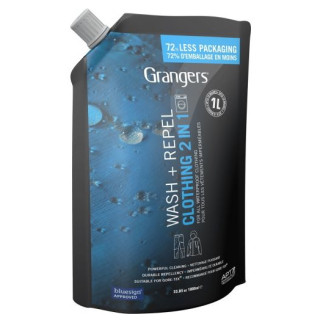 Impregnacija Granger's Wash + Repel Clothing 2 in 1 1L crna