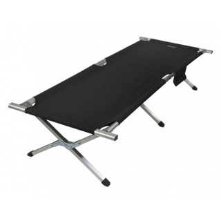 Ležaljka Regatta Renata Camp Bed crna/siva Black/Sealgr