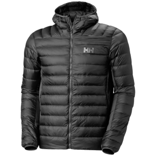 Muška jakna Helly Hansen Verglas Down Hybrid Hood 2.0 crna black