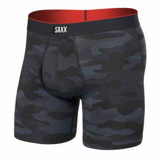 Bokserice Saxx Multi-Sport Mesh Boxer Brief Fly siva/crna remote camo-faded black