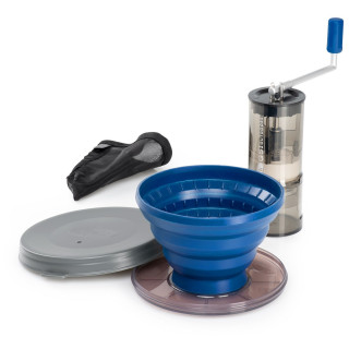 Set za kavu GSI Outdoors Pourover Java Set crna/plava