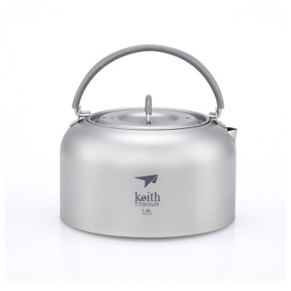 Kuhalo Keith Titanium Titanium Kettle 1 L siva