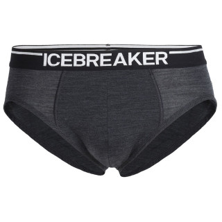 Muško donje rublje Icebreaker Mens Anatomica Briefs crna/bijela JetHthr/Black