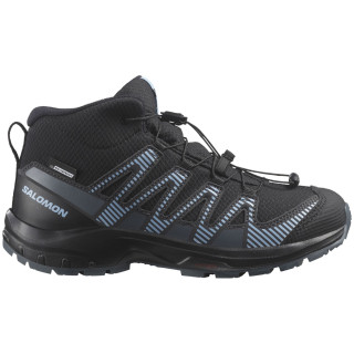 Dječja obuća Salomon Xa Pro V8 Mid Waterproof crna/plava Black / Neptune. / Alaskan Blue