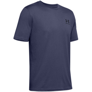 Muška majica Under Armour Sportstyle Left Chest SS plava/crna BlueInk/Black