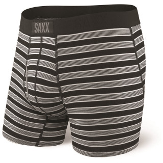 Bokserice Saxx Ultra Boxer Brief Fly Black Crew Stripe crna/siva BlackCrewStripe