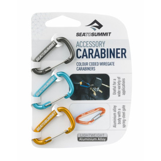 Pomoćni karabiner – privjesak Sea to Summit Carabiner 3ks mješavina boja