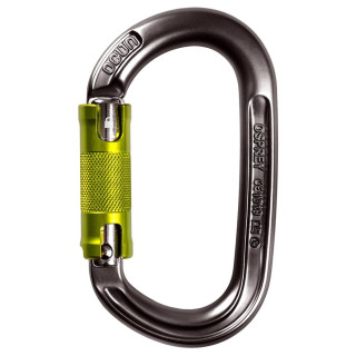 Karabiner Ocún Osprey twist srebrena Anthracite