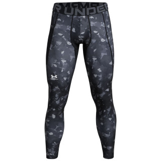 Muške tajice Under Armour HG Armour Prtd Lgs siva/crna BLK