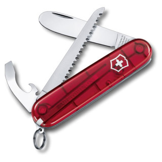 Sklopivi nož Victorinox Crveni nazubljeni nož crvena transparentna TransRed