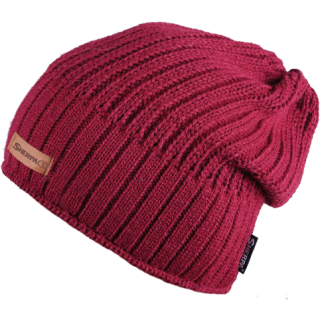 Zimska kapa Sherpa Beanie Mono crvena Claret