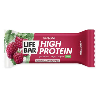 Energetska pločica Lifefood Lifebar Protein tyčinka malinová BIO 40 g