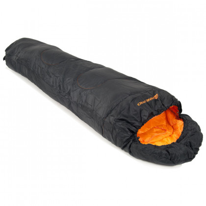 Dječja vreća za spavanje  Alpine Pro Monica crna/narančasta