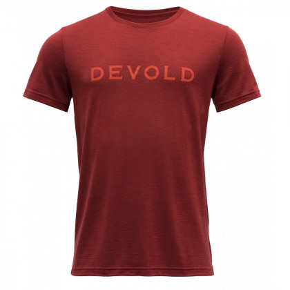 Muška majica Devold Logo Man Tee crvena