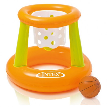 Koš za košarku na napuhavanje Intex Floating Hoops 58504NP narančasta