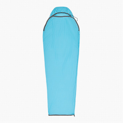 Umetak za vreću za spavanje Sea to Summit Breeze Liner Mummy Compact plava Blue Atoll