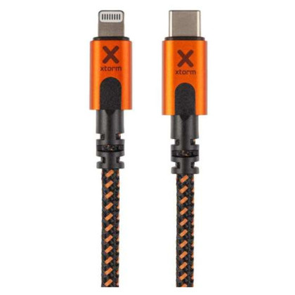 Kabeli za punjenje i sinhronizaciju Xtorm Xtreme USB-C to Lightning cable (1,5m) crna Black/Orange