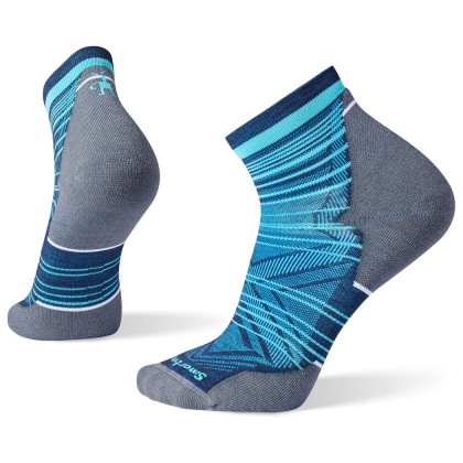 Čarape Smartwool Run Targeted Cushion Pattern Ankle Socks plava