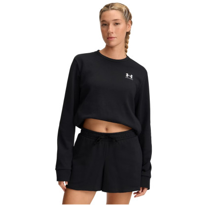 Ženska dukserica Under Armour Rival Terry Crew crna Black / / White