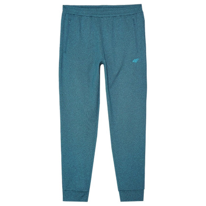 Muške trenerke 4F Trousers Fnk M682 plava TEAL MELANGE