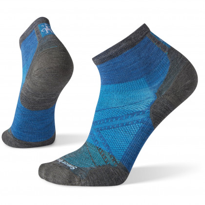 Biciklističke čarape Smartwool Performance Cycle Zero Cushion Pattern Ankle plava NeptuneBlue