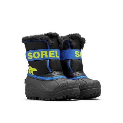 Dječje zimske cipele Sorel Childrens Snow Commander™ Boot crna/crvena Black, Super Blue