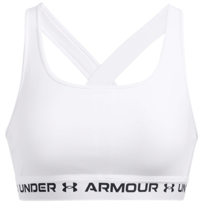 Sportski grudnjak Under Armour Crossback Mid Bra bijela WHT