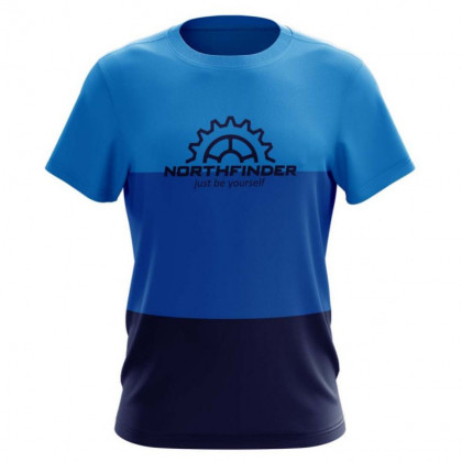Muška biciklističa majica Northfinder Marcos plava