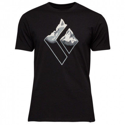 Muška majica Black Diamond Mountain Logo SS Tee crna