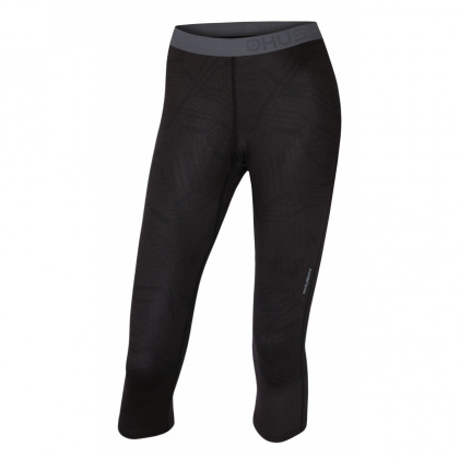 Ženske funkcionalne hlače Husky Active Winter 3/4 Kalhoty- L crna