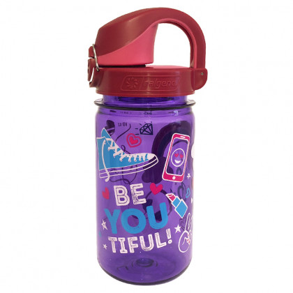 Dječja flašica  Nalgene OTF Kids 12oz 350 ml ljubičasta/crvena PurpleBeet