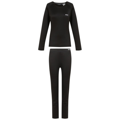 Ženski funkcionalni set Regatta W Therm Baselayr Set crna Black