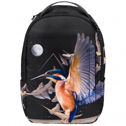 Gradski ruksak Baagl eARTh Kingfisher by Caer8th crna