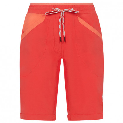 Ženske kratke hlače La Sportiva Nirvana Short W crvena Hibisc/Flamingo