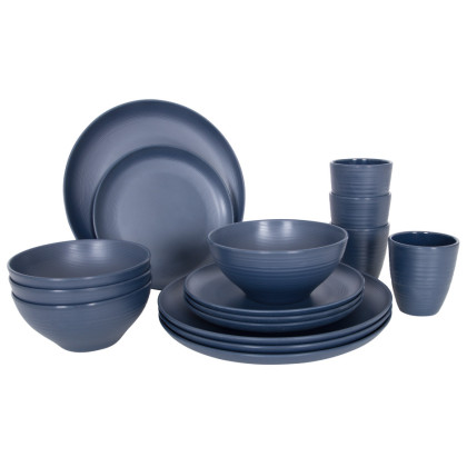 Set posuđa Bo-Camp Orville 16 pcs plava Blue