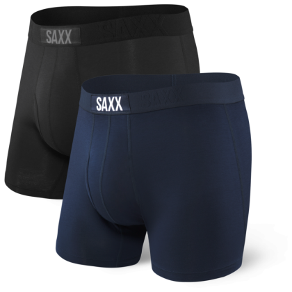 Bokserice Saxx Ultra Boxer Brief Fly 2Pk crna/plava Black/NavyPack